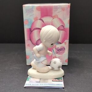 VGT, Precious Moments 'Little Moments Mean Alot' Soccer Boy.